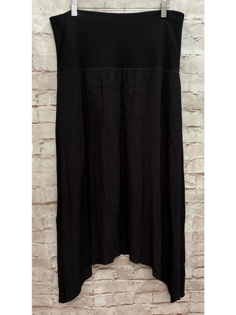CAbi Womens Black 2-in-1 Convertible CRUISE SKIRT Style# 5512 Size Large NEW